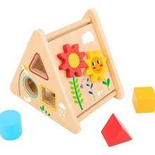 Load image into Gallery viewer, Baby Wooden Activity Triangle Bee Toy
