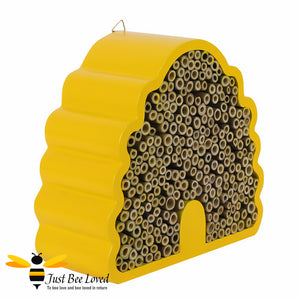 Beehive shaped solitary bee house hotel 