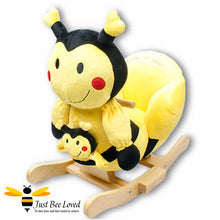 Load image into Gallery viewer, Rock My Baby Musical Bee Rocking Chair