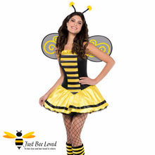 Load image into Gallery viewer, Women&#39;s Bumblebee Beauty 3 Piece Fancy Dress Bee Costume