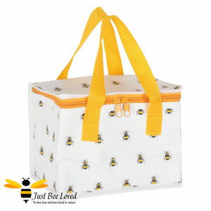 Bumblebees print thermal lunch picnic bag