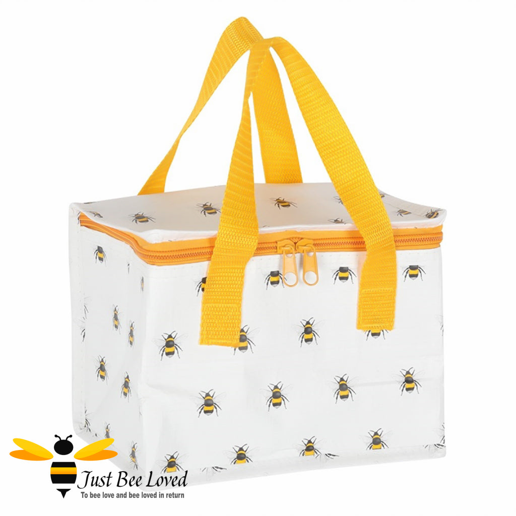 Bumblebees print thermal lunch picnic bag