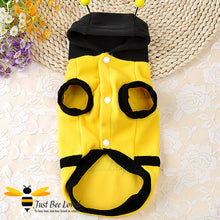 Load image into Gallery viewer, Bumblebee fleece coat fancy dress costume for dogs and puppies