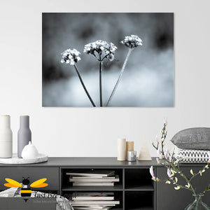 Just Bee Loved Home Decor Large Canvas of Bumblebee Black and white Wall Decor by Landscape & Nature Photographer Yasmin Flemming