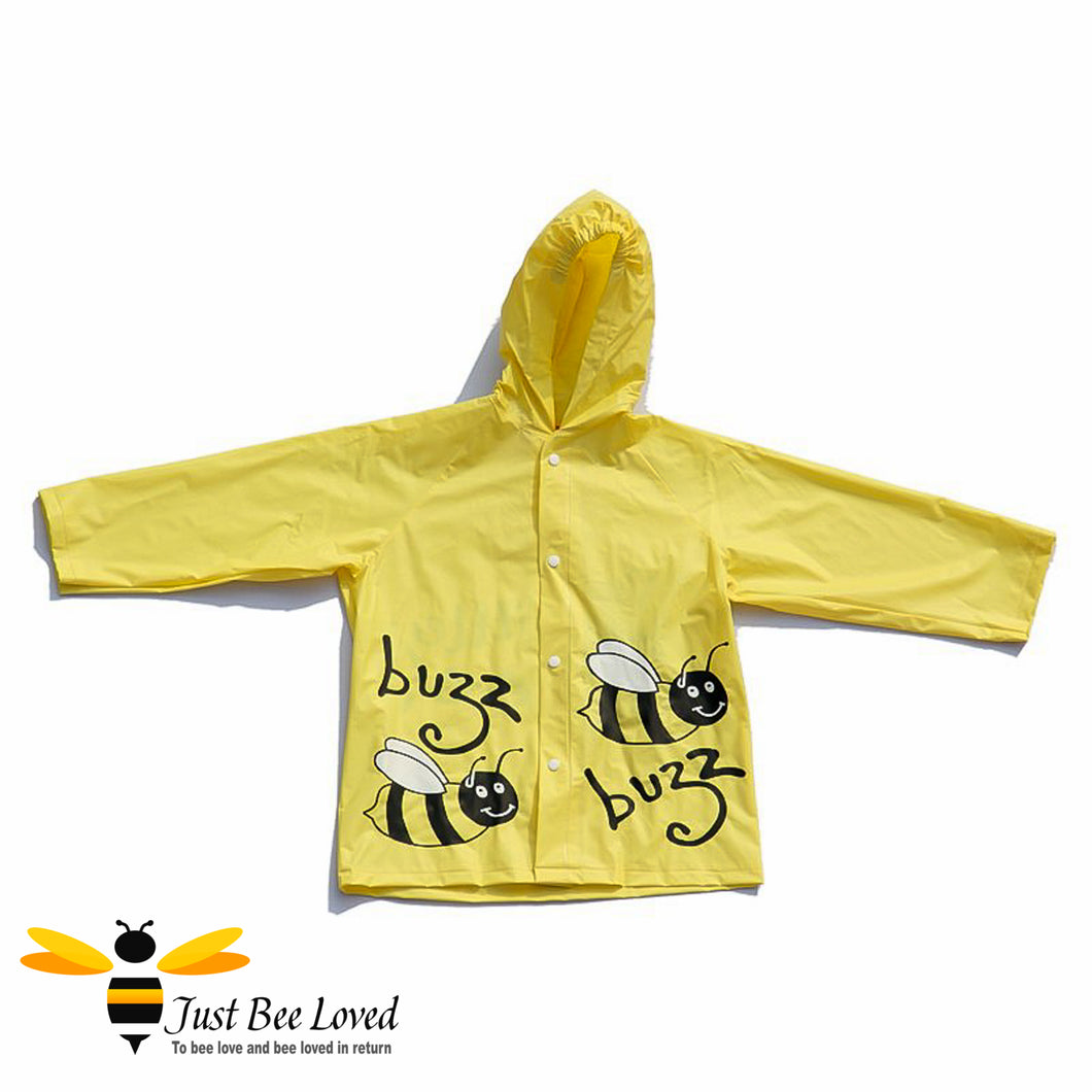 Children's Buzzy Bees Yellow Raincoat